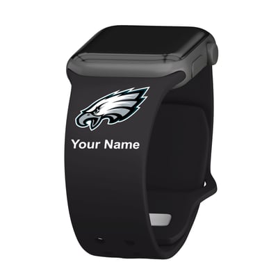 Philadelphia Eagles 42/44/45mm Personalized Silicone Apple Watch Band