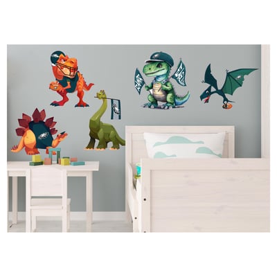 Philadelphia Eagles Dinosaurs Wall Decal Set
