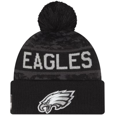 Gorro de punto New Era Salute To Service 2026 del Philadelphia Eagles