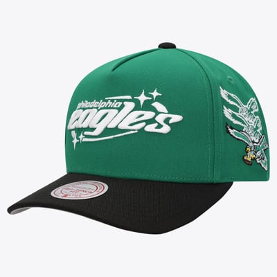 Gorra snapback Mitchell & Ness 404 Club Stars de los Philadelphia Eagles de la NFL