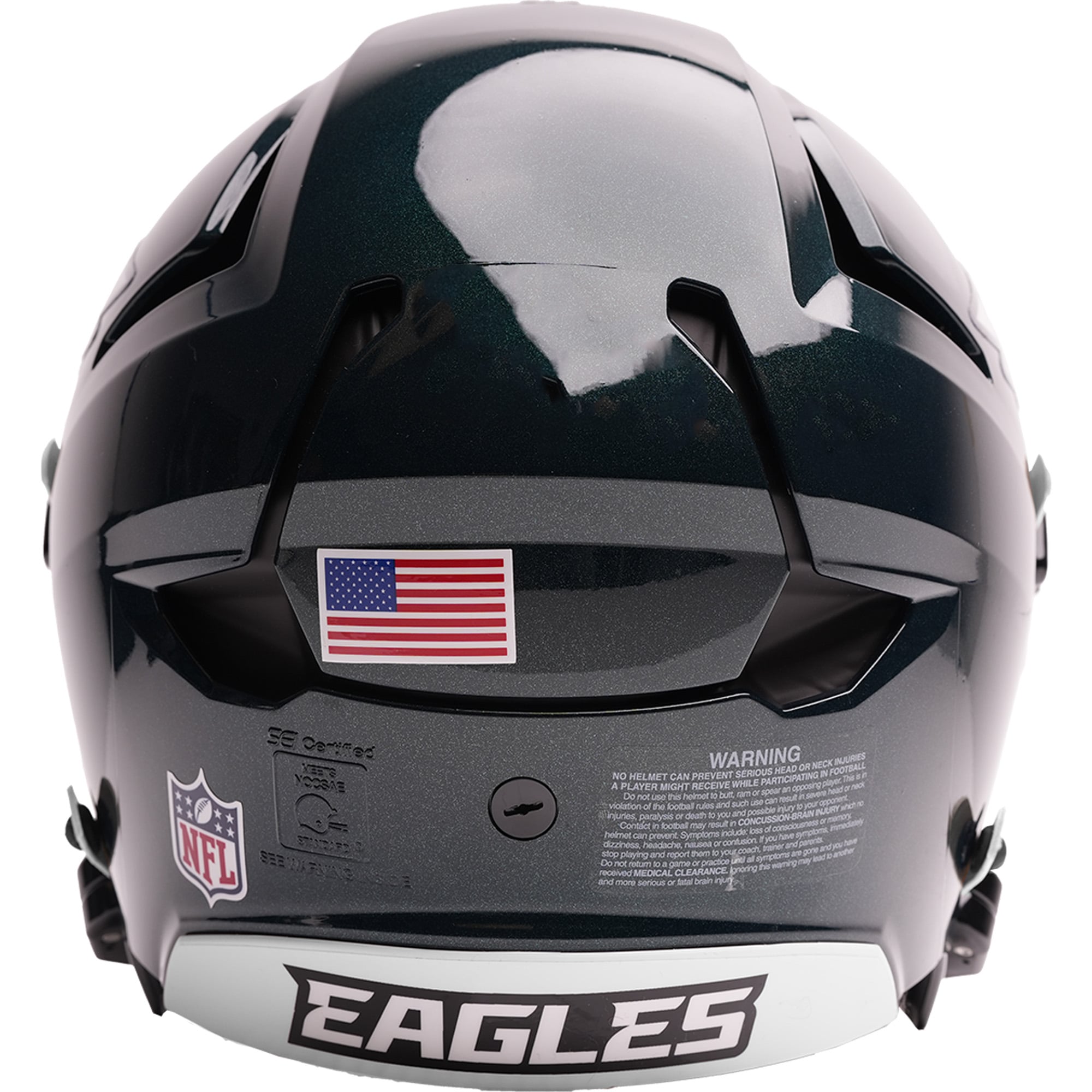 Casque authentique Riddell Axiom des Eagles de Philadelphie