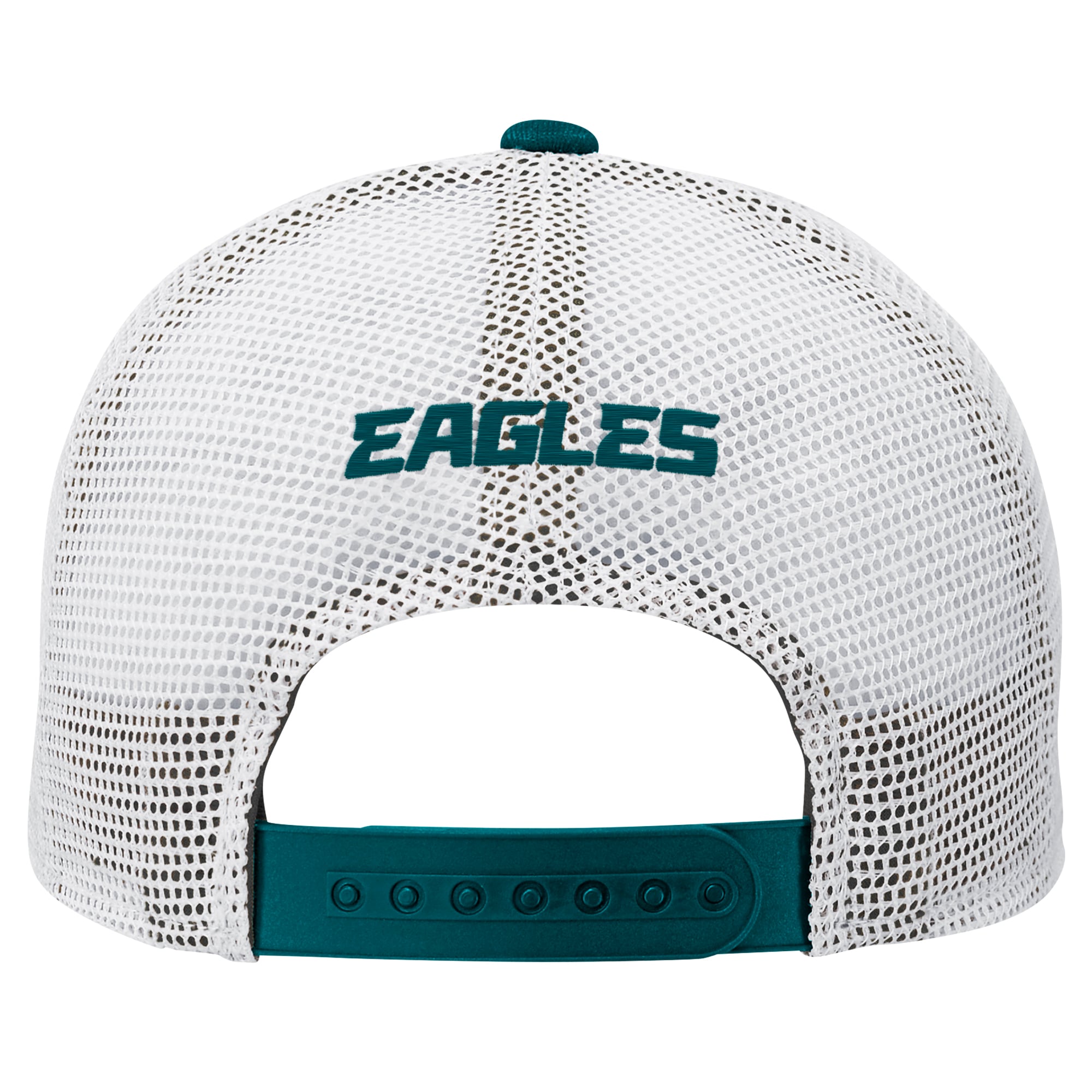 Casquette trucker ajustable Philadelphia Eagles Core Lockup vert nuit/blanche pour enfants d'âge préscolaire