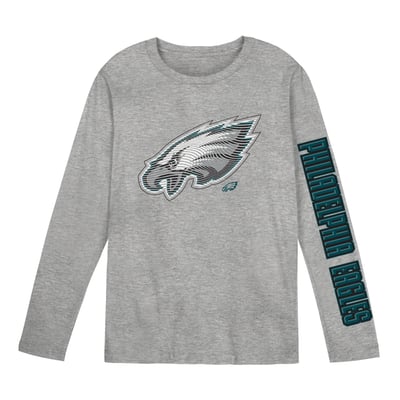 Philadelphia Eagles Outerstuff Preschool Air Raid Long Sleeve T-Shirt - Gray