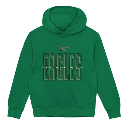 Philadelphia Eagles Outerstuff Preschool Field General Fleece Hoodie - Kelly Green