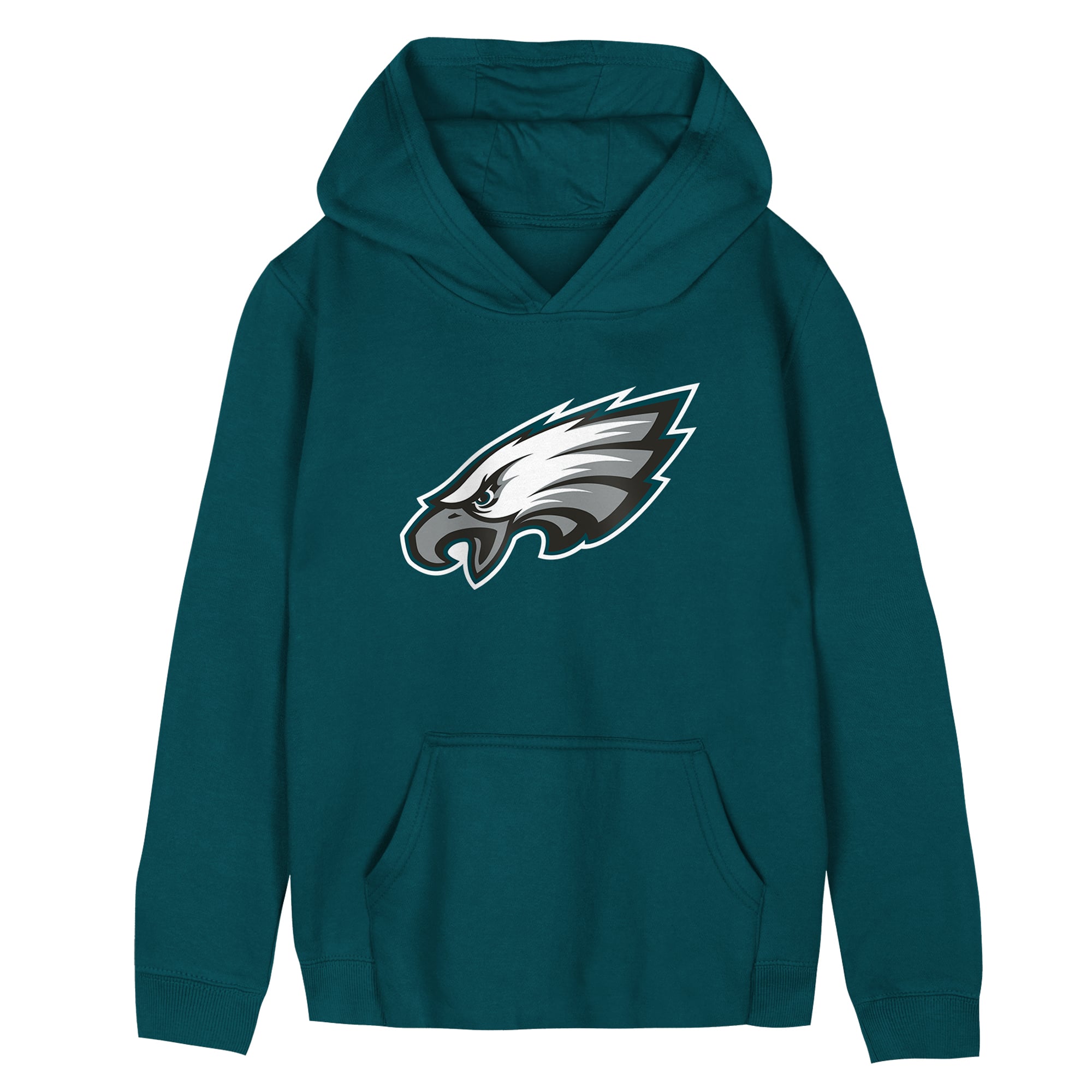 Preschool Outerstuff Midnight Green Philadelphia Eagles Primary Logo Fleece Hoodie