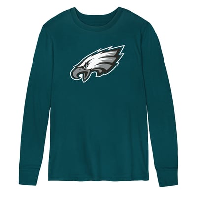 Philadelphia Eagles Outerstuff Preschool Primary Logo Long Sleeve T-Shirt - Midnight Green