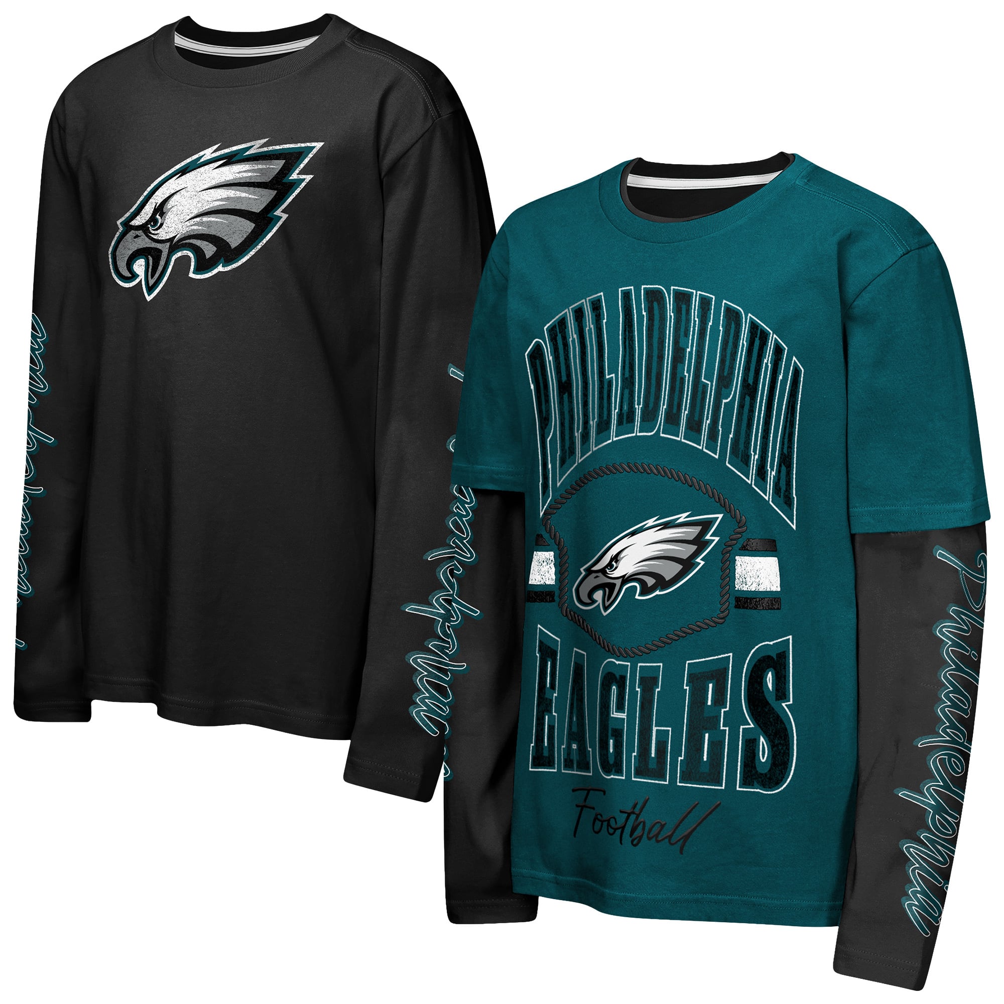Preschool Outerstuff  Midnight Green/Black Philadelphia Eagles Motion Combo Set