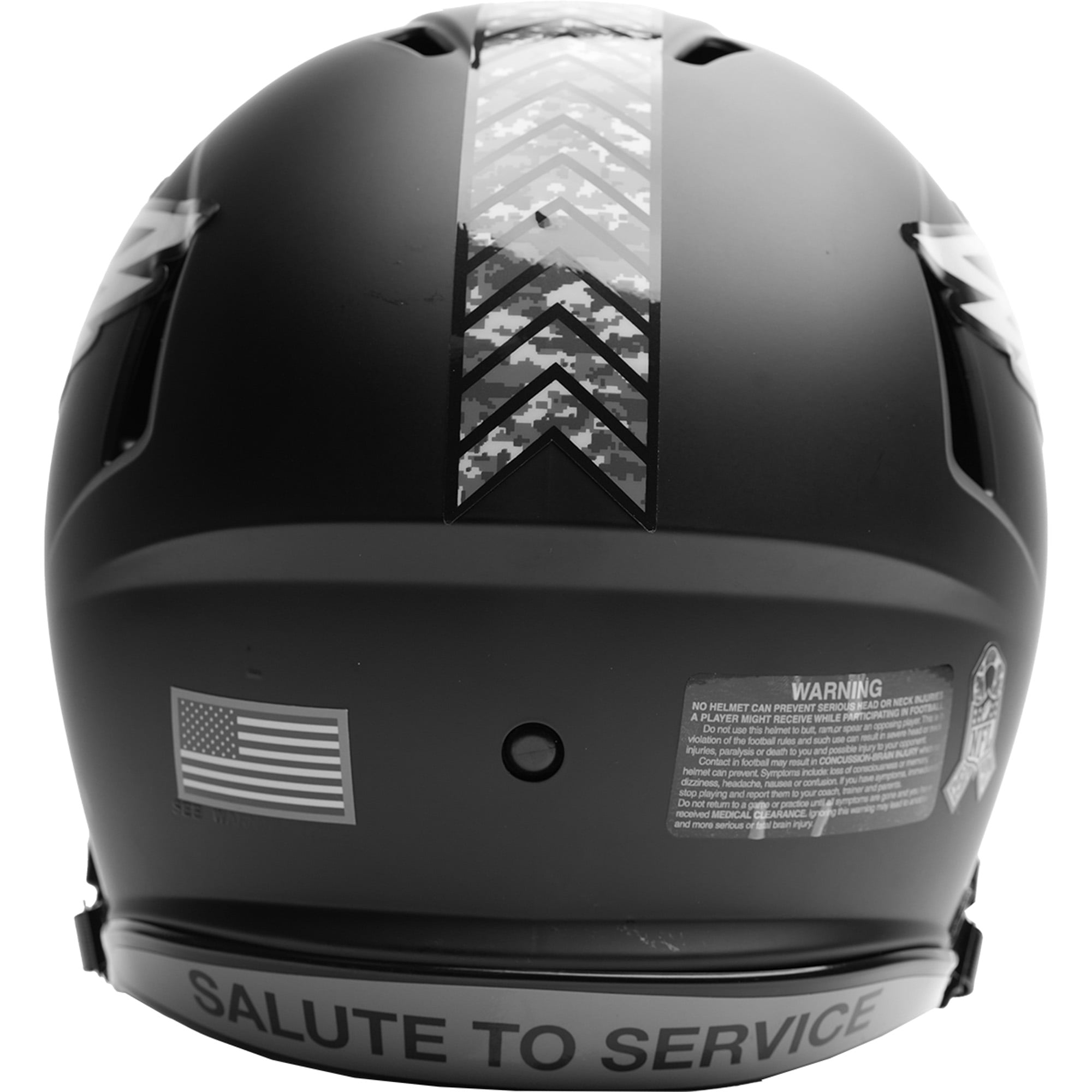 Casque authentique Riddell Philadelphia Eagles 2026 Salute to Service Speed