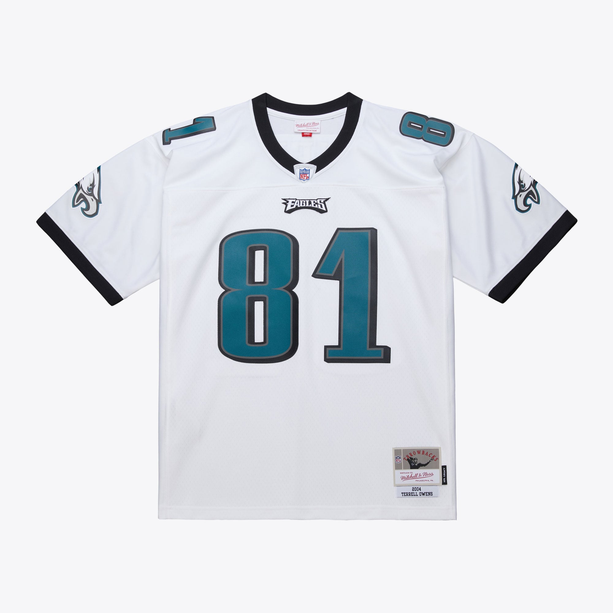 Terrell Owens Philadelphia Eagles White 2004 Legacy Jersey