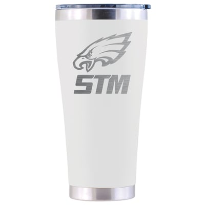 Philadelphia Eagles The Memory Company 30oz. STM Laser Etched Tumbler - White