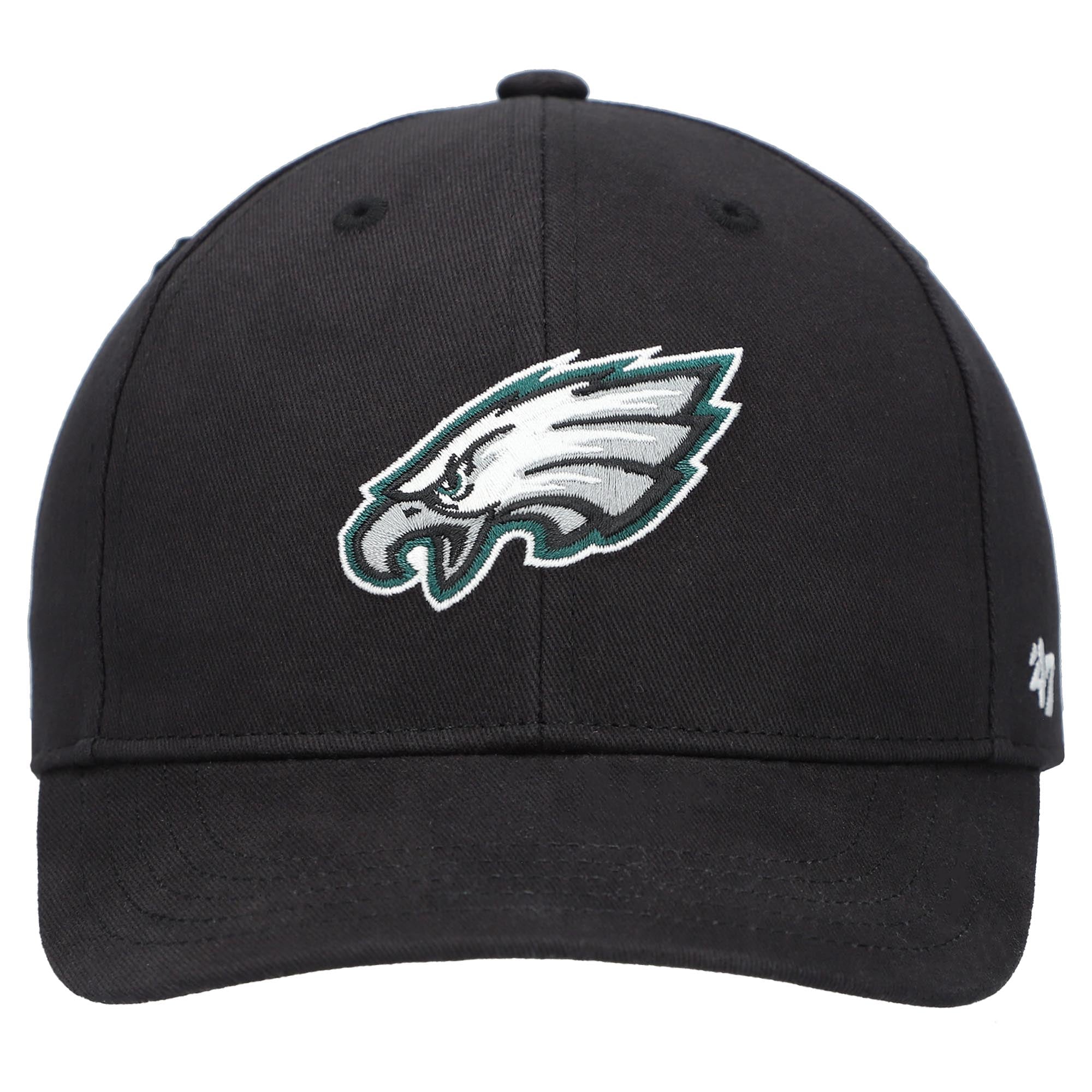 Toddler '47 Black Philadelphia Eagles Basic MVP Adjustable Hat