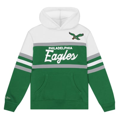 Philadelphia Eagles Mitchell & Ness Toddler Head Coach Hoodie - Kelly Green