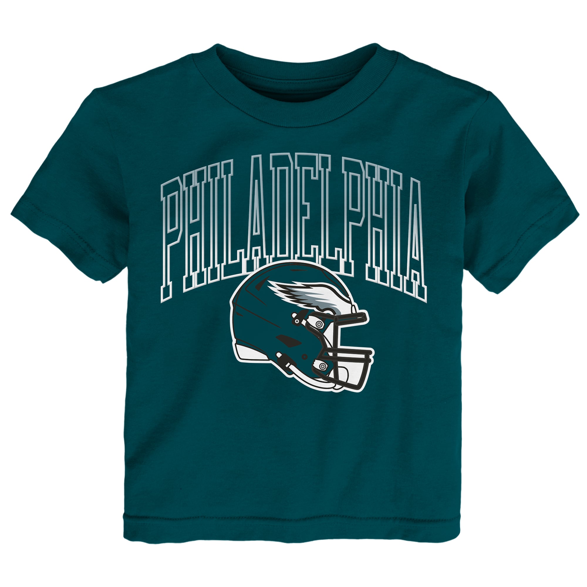 T-shirt Outerstuff vert nuit pour tout-petit, motif visage de joueur des Eagles Philadelphie
