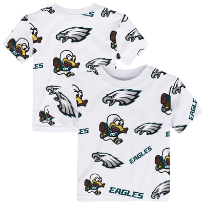 Philadelphia Eagles Outerstuff Toddler Mascot Play T-Shirt - White
