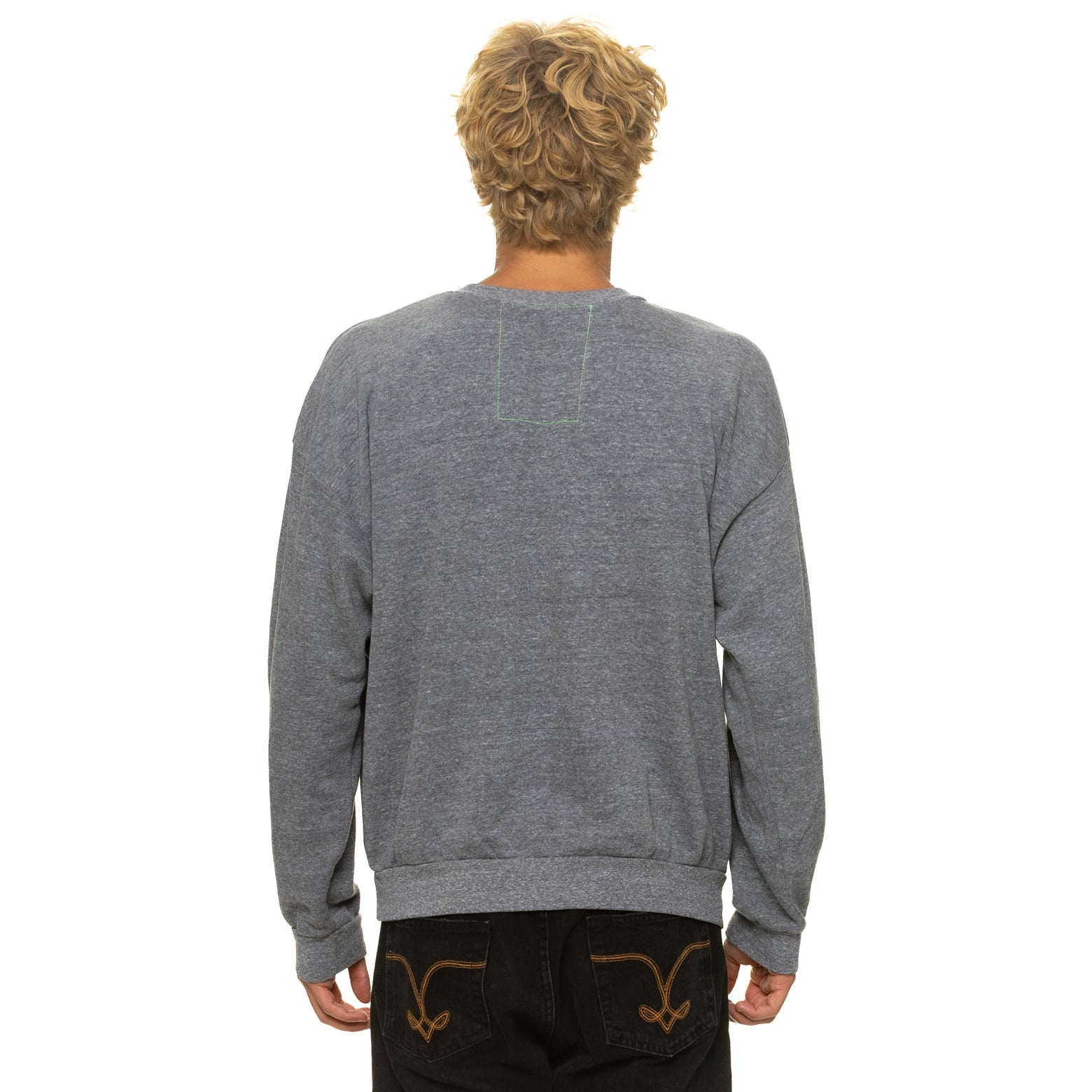 Sweat-shirt unisexe Aviator Nation gris chiné Philadelphia Eagles, coupe décontractée, en mélange de trois matières.