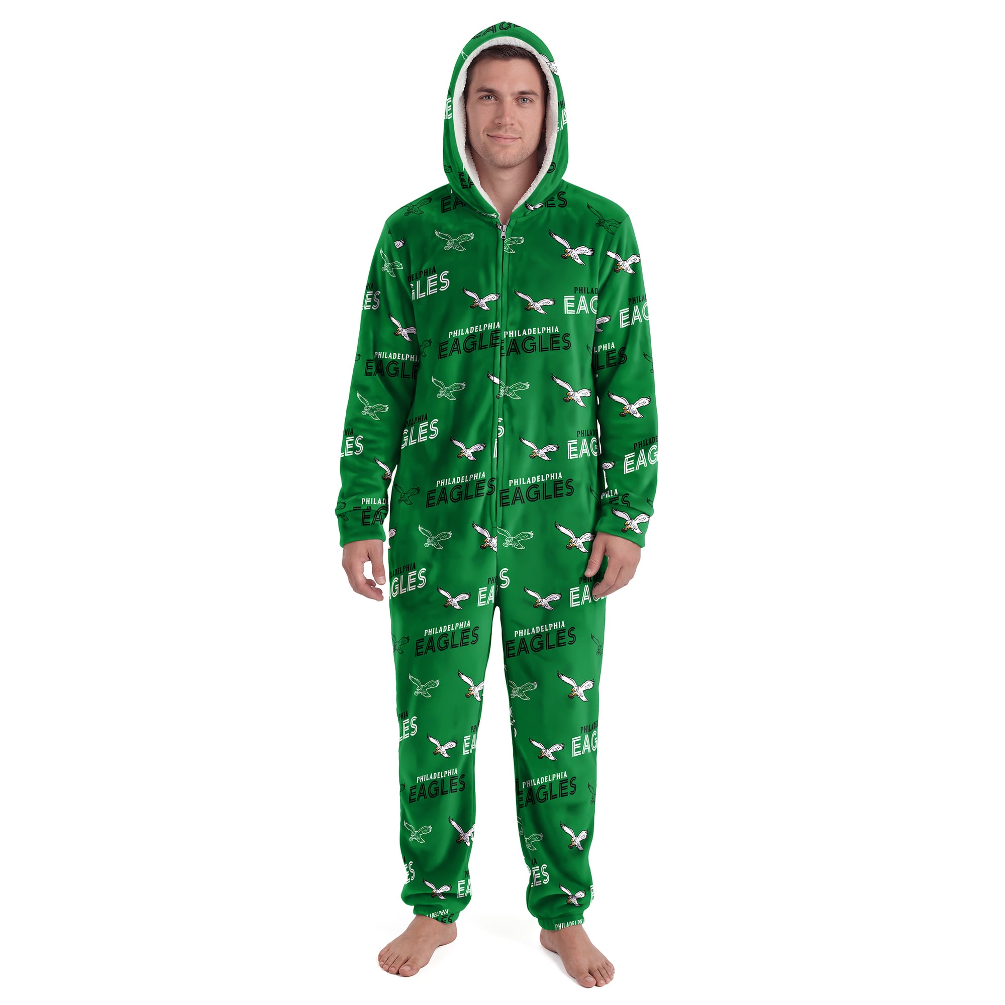 Unisex Concepts Sport Kelly Green Philadelphia Eagles Sidekick Union Suit