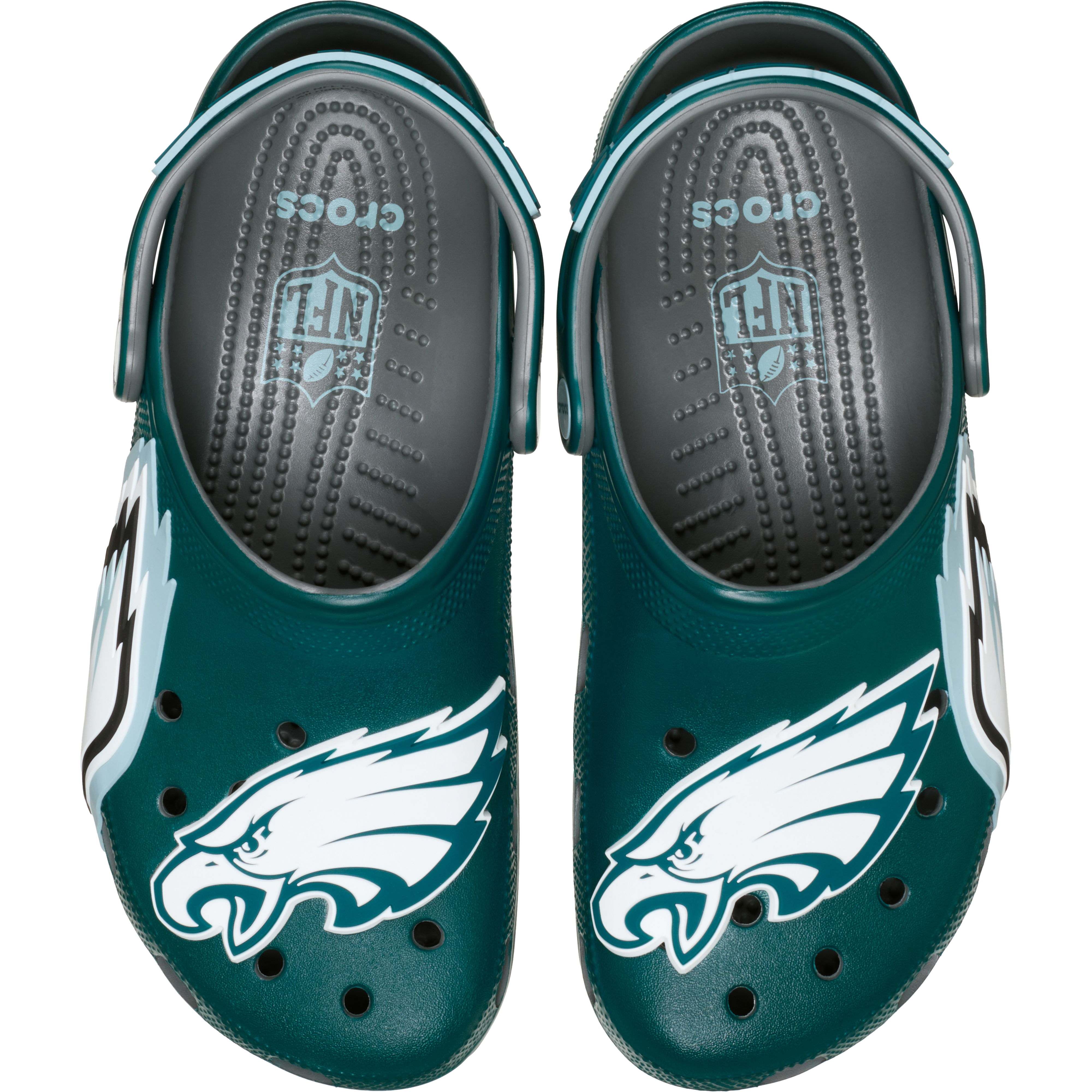 Unisex Crocs  Midnight Green Philadelphia Eagles Classic Clog