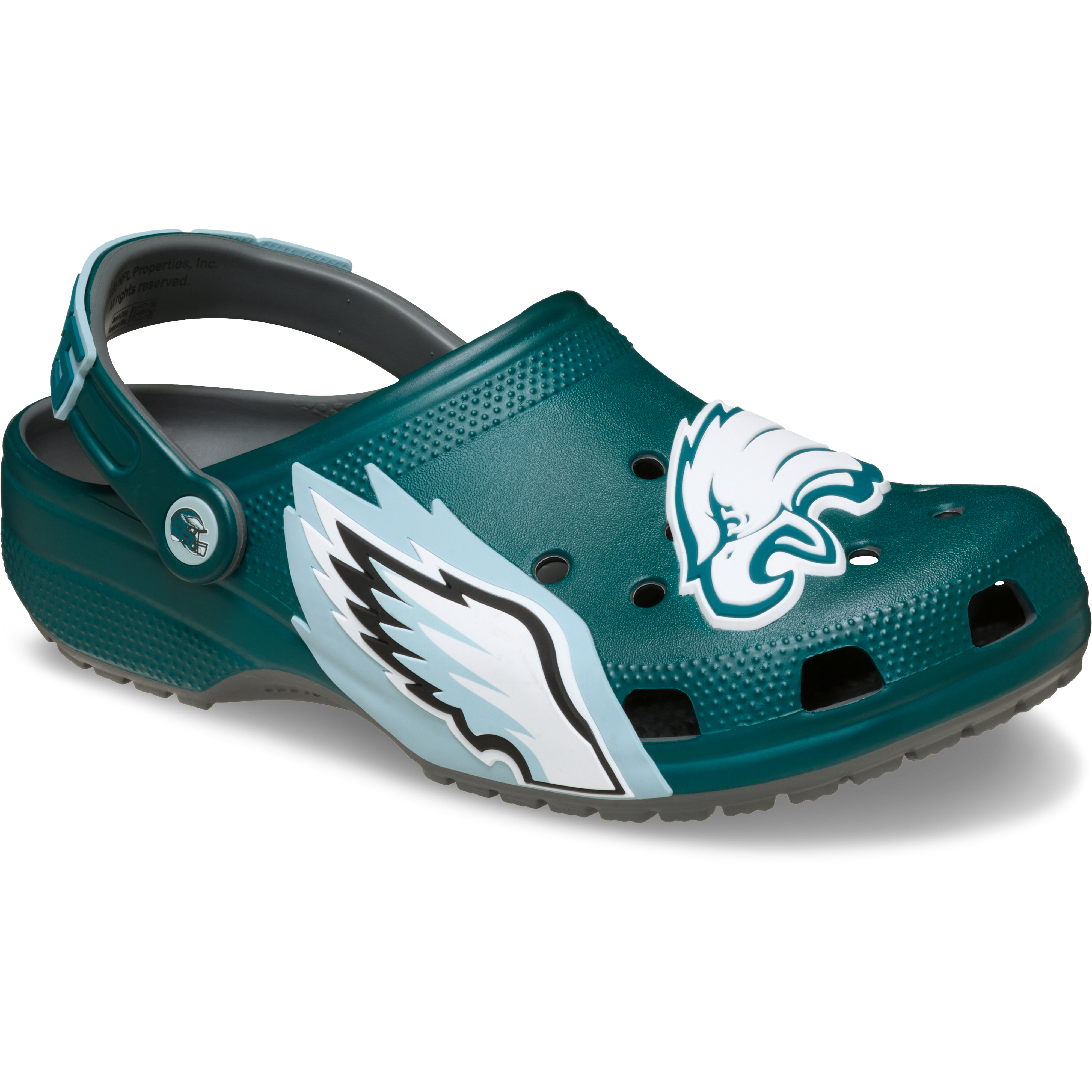 Unisex Crocs  Midnight Green Philadelphia Eagles Classic Clog