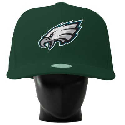  Philadelphia Eagles Noggin Boss Unisex Oversized Hat - Hunter Green