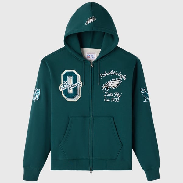 Sweat à Capuche Philadelphia Eagles – Saquon Barkley – Vert Nuit – Taille 3XL – Neuf