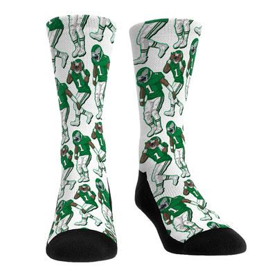 Jalen Hurts Philadelphia Eagles Rock Em Unisex Player Celebration Crew Socks