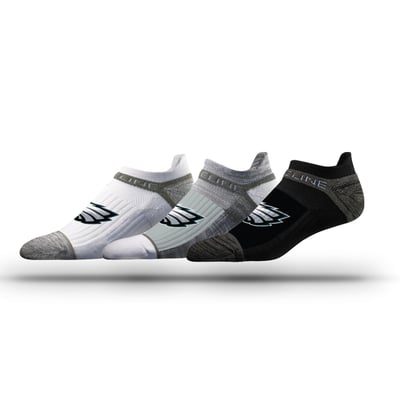 Philadelphia Eagles Strideline Unisex Three-Pack Team Logo Ankle Socks Set