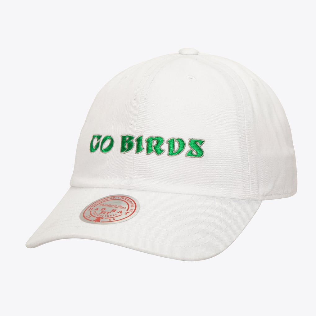 White Philadelphia Eagles Go Birds Strapback Dad Hat display picture 1
