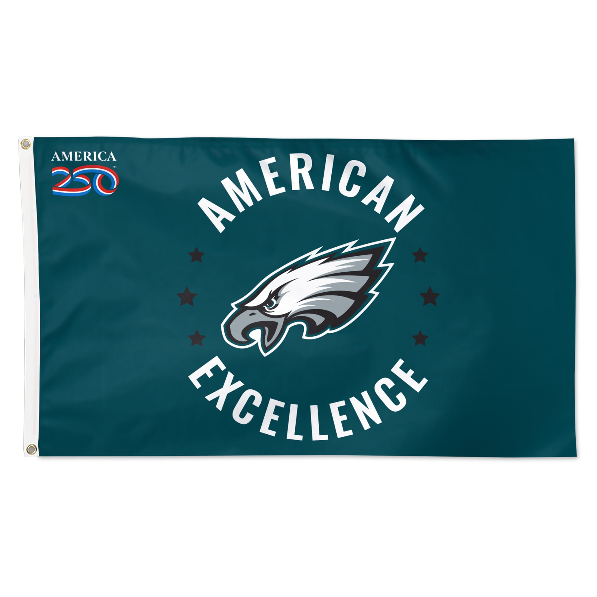 Drapeau de luxe WinCraft Philadelphia Eagles 3' x 5' à une face America 250