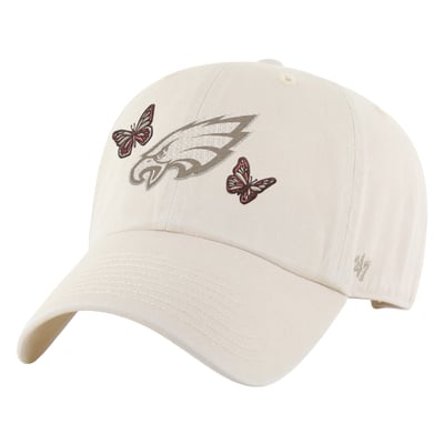 Philadelphia Eagles '47 Women's Icon Clean Up Adjustable Hat - Natural