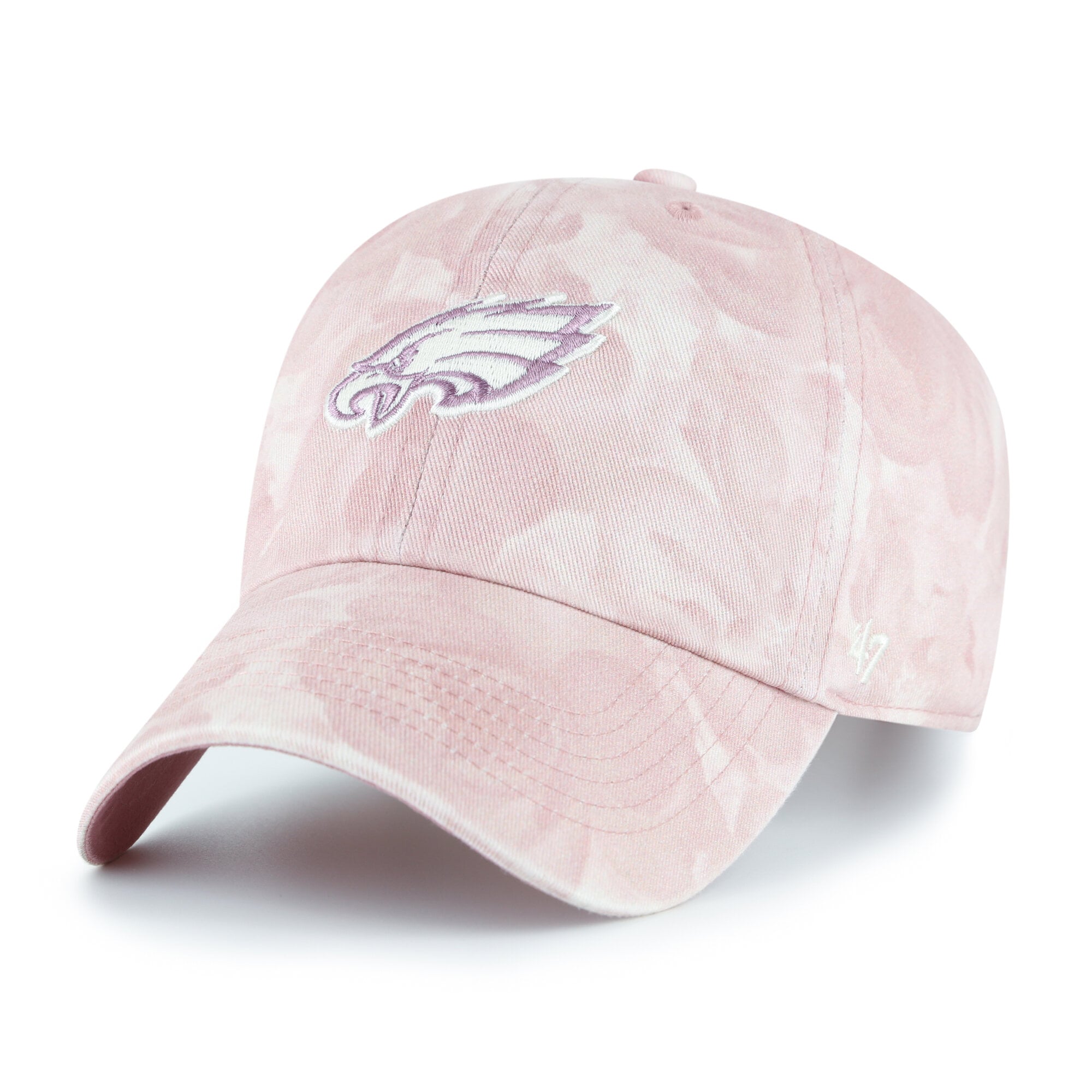 Women's '47 Pink Philadelphia Eagles  Gardenia Clean Up Adjustable Hat
