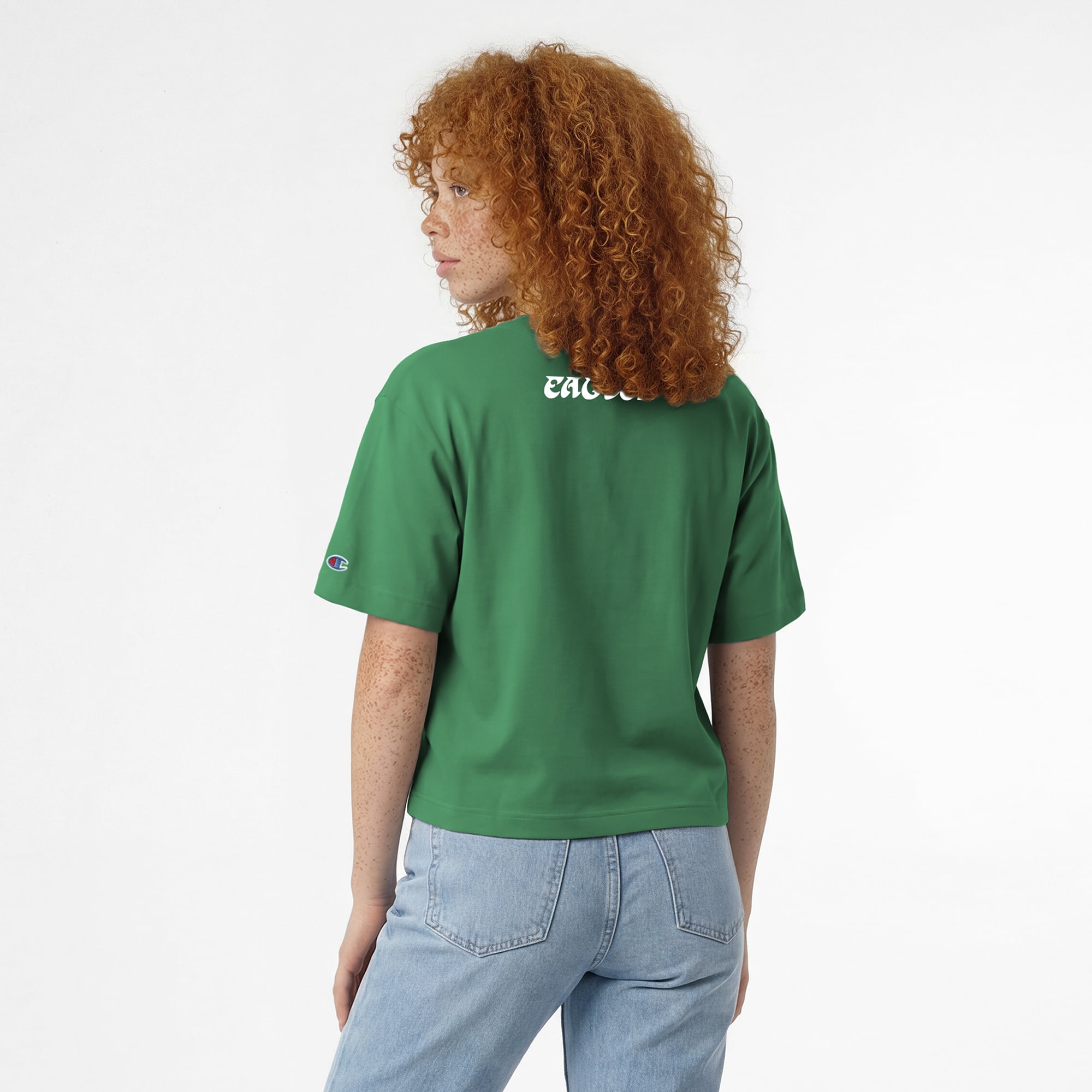 T-shirt Disney x Champion Kelly Green Philadelphia Eagles Doctor Doom All-Star pour femmes