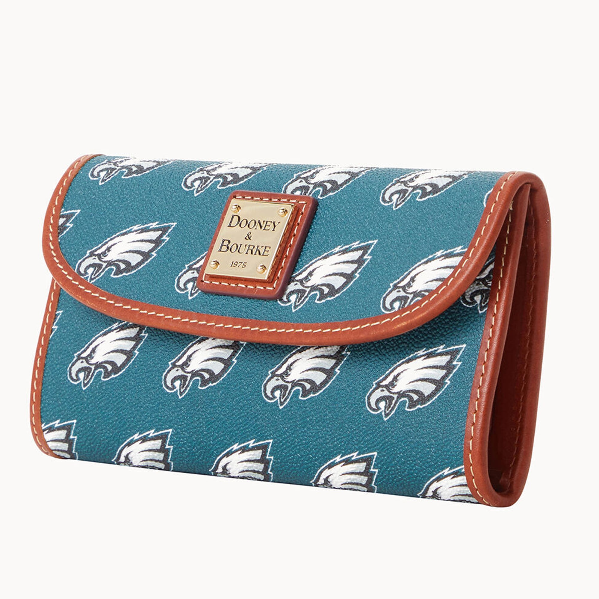 Pochette continentale couleur équipe Dooney & Bourke Philadelphia Eagles pour femme