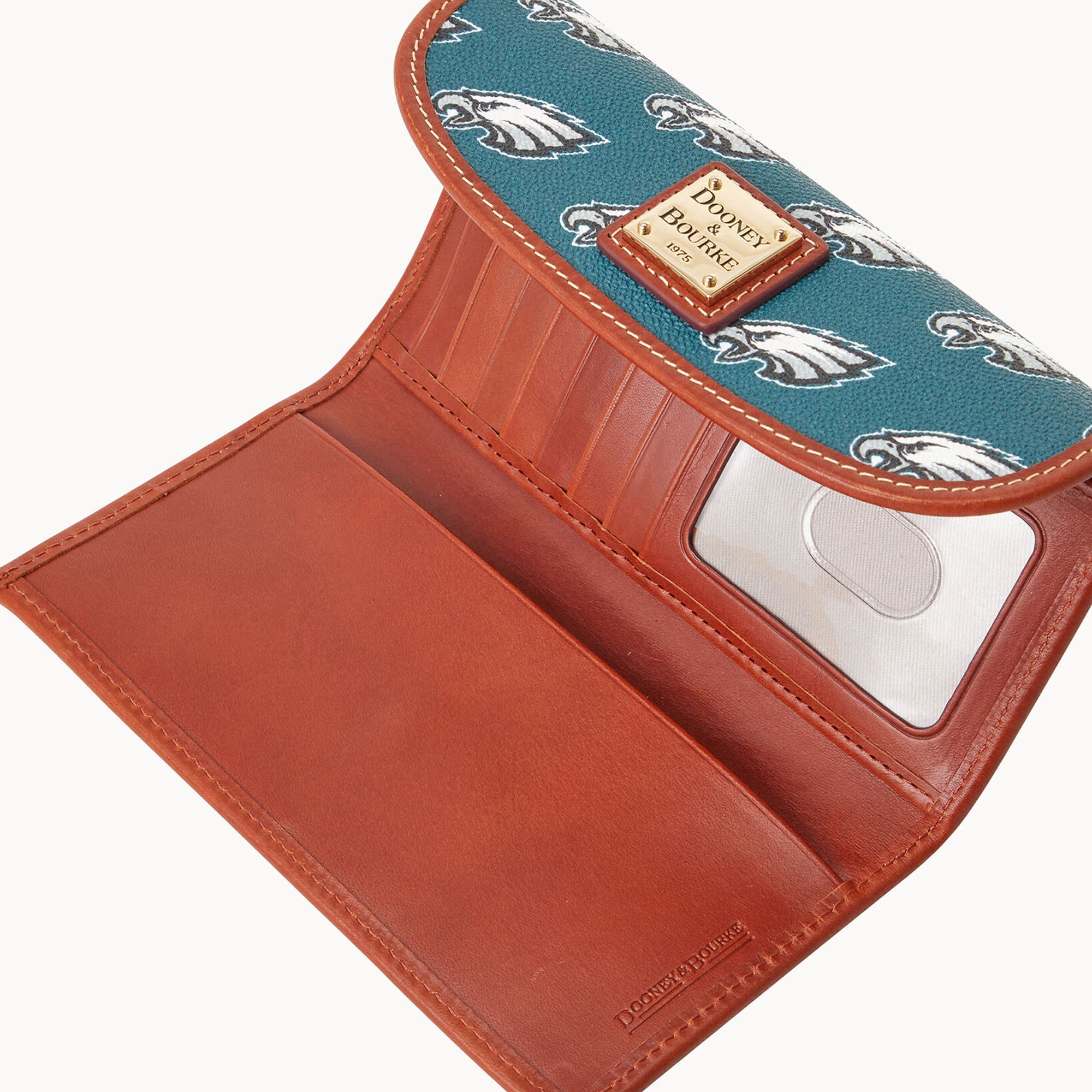 Pochette continentale couleur équipe Dooney & Bourke Philadelphia Eagles pour femme