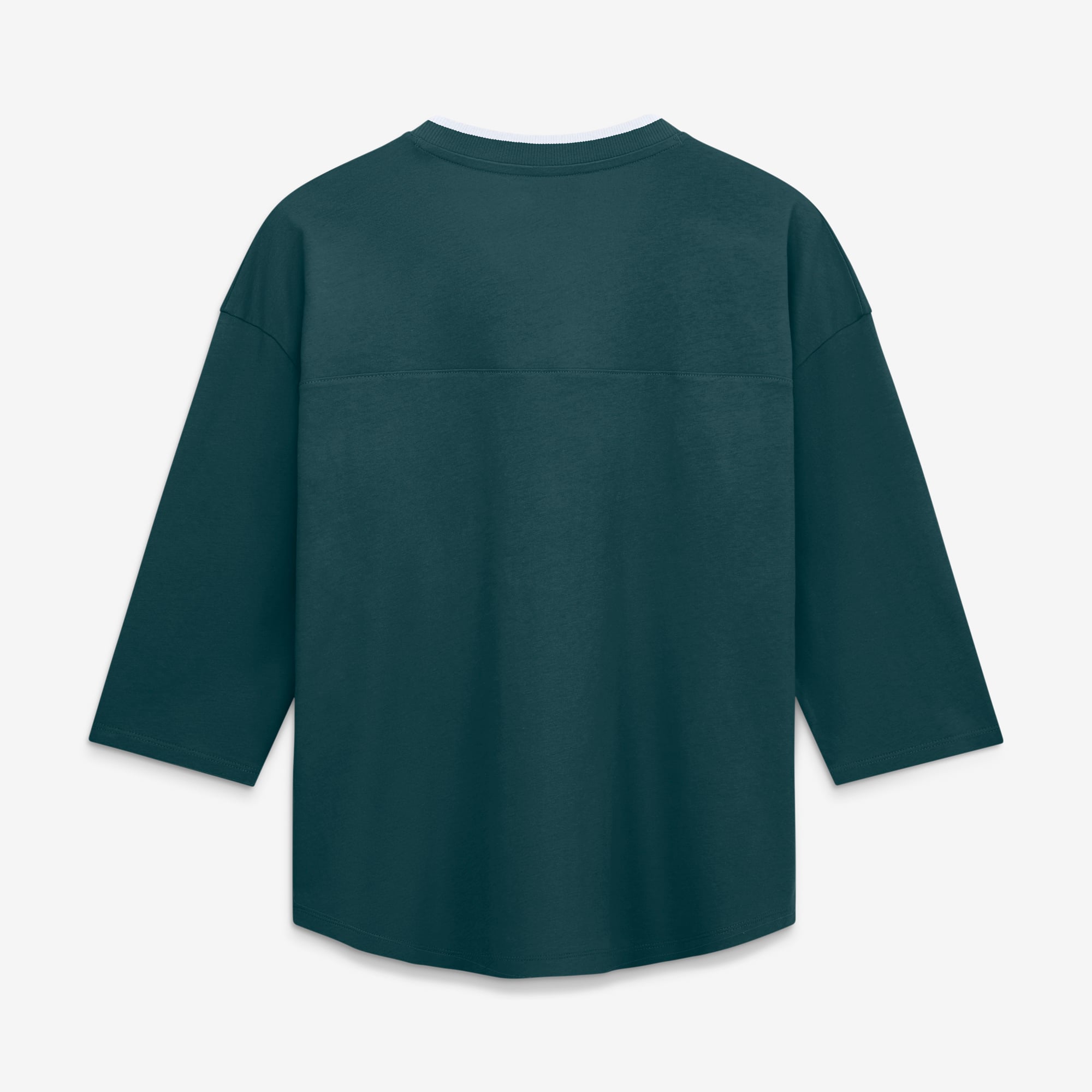 T-shirt à manches 3/4 et col en V Fanatics Green Philadelphia Eagles pour femmes