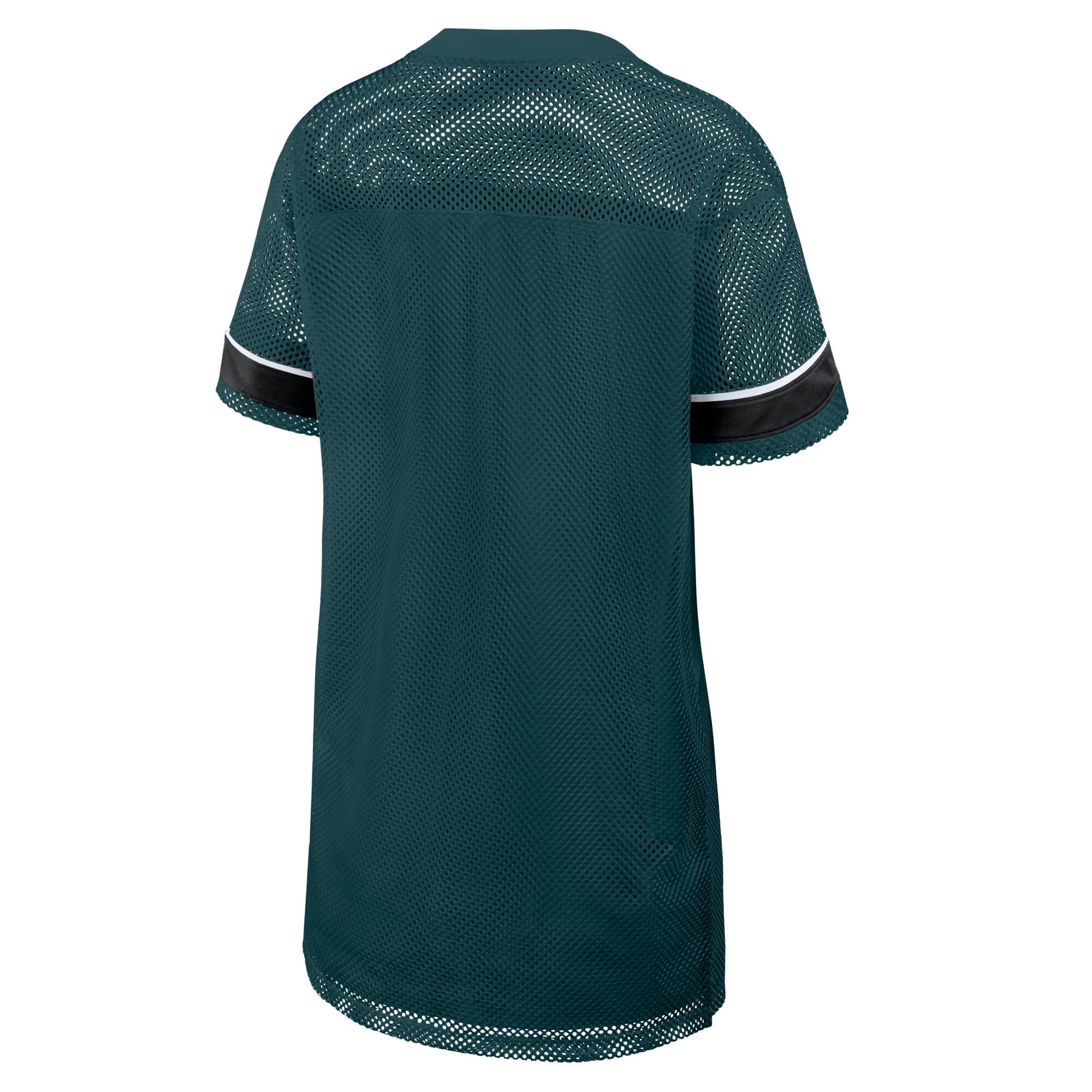 Robe oversize vert nuit Philadelphia Eagles Team First Deep Route en maille à col V pour femme (Fanatics)
