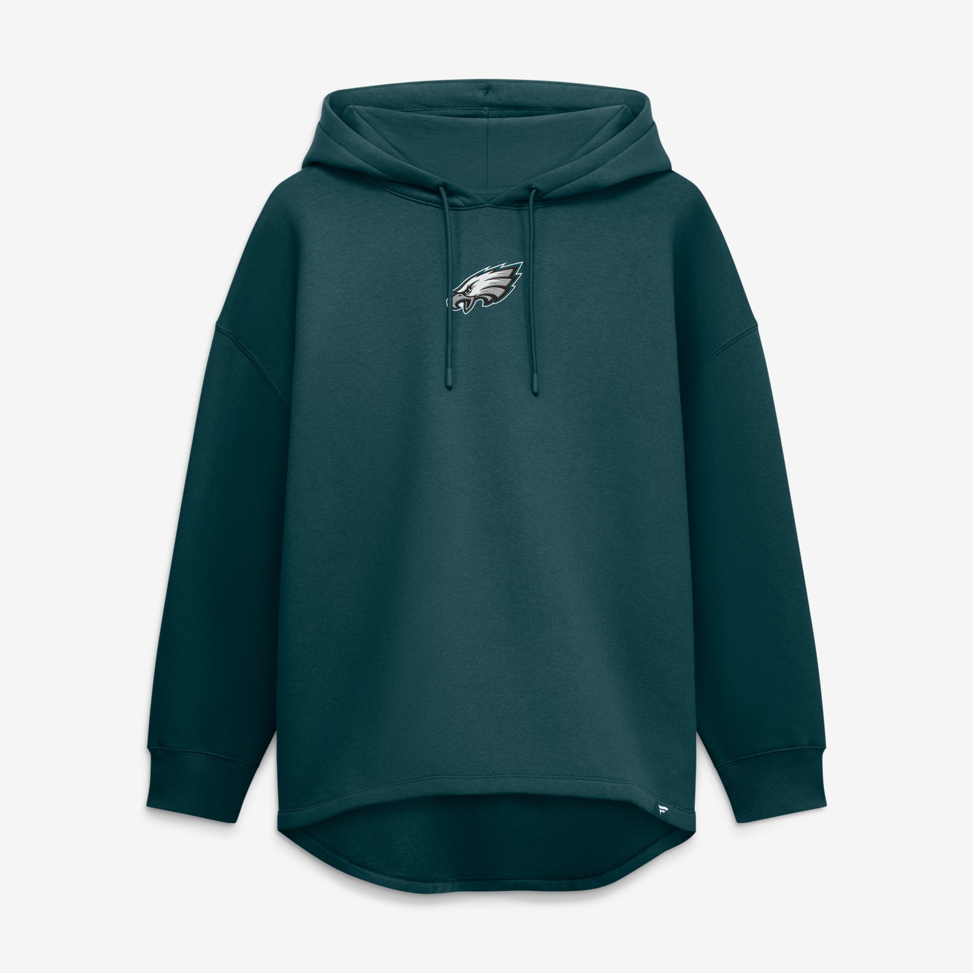 Women's Fanatics Midnight Green Philadelphia Eagles Oversized Tunic Hoodie