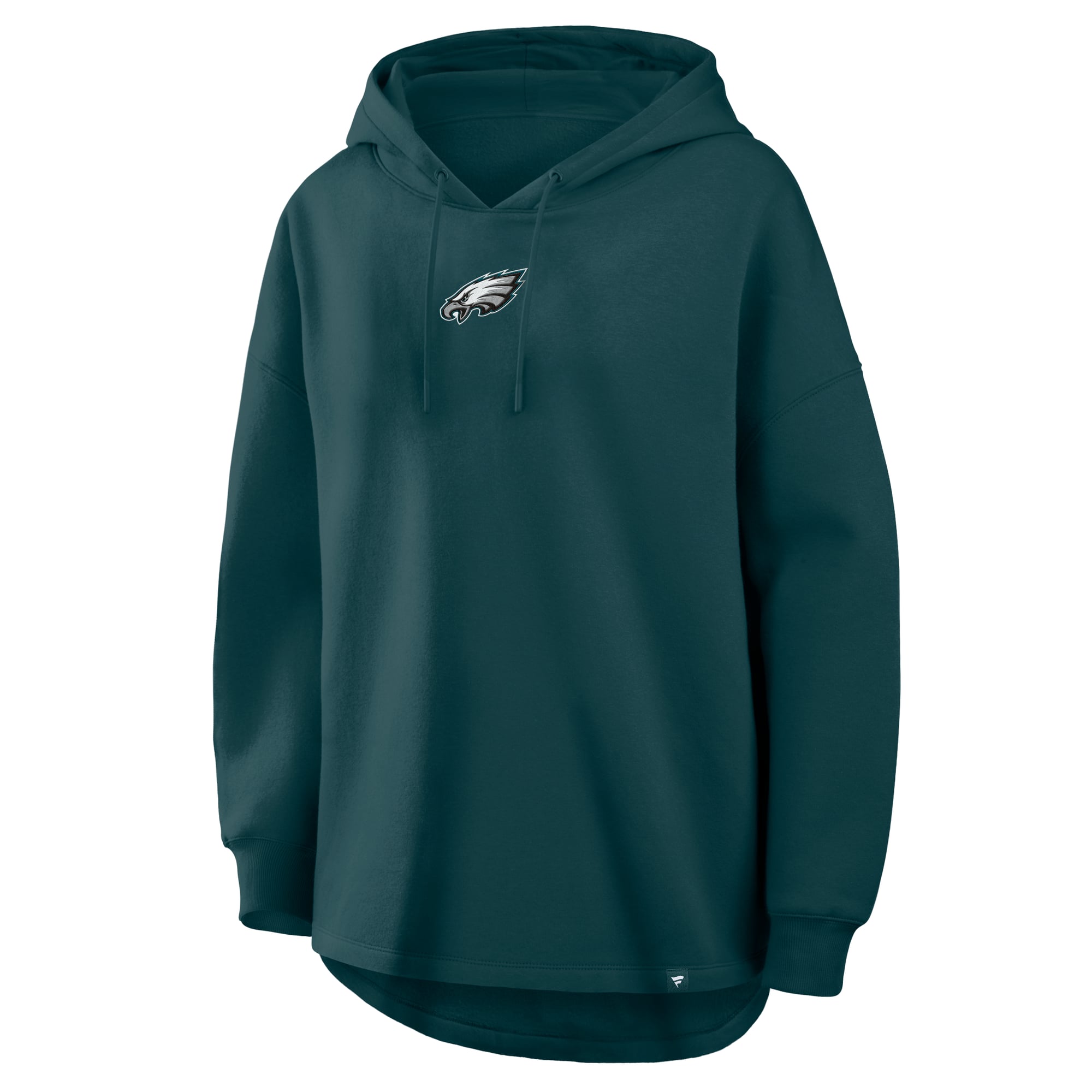Women's Fanatics Midnight Green Philadelphia Eagles Oversized Tunic Hoodie