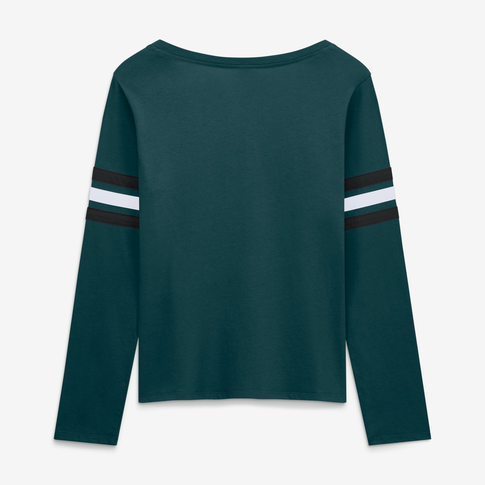 T-shirt à manches longues lacets Fanatics Midnight Green Philadelphia Eagles pour femmes
