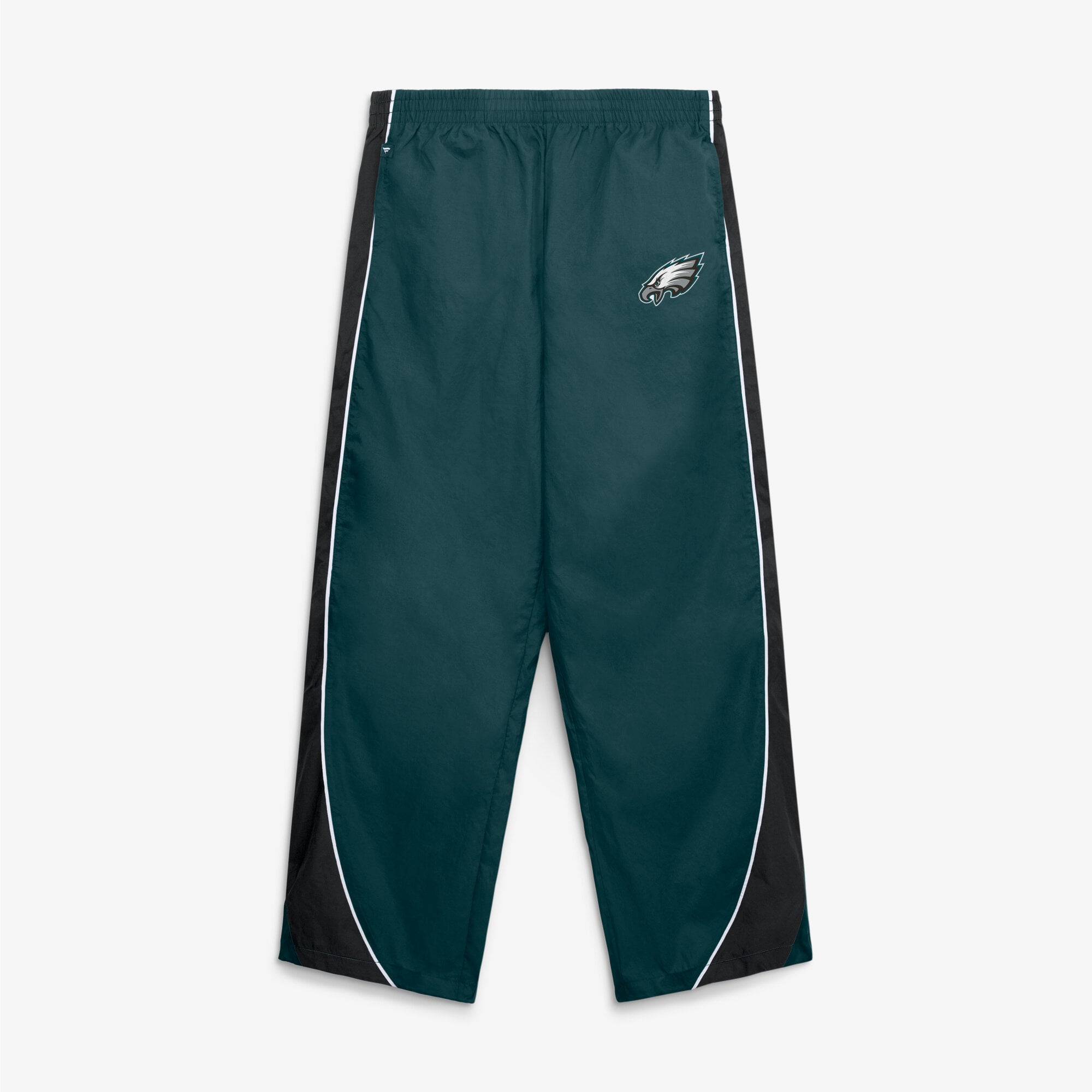 Women's Fanatics Midnight Green/Black Philadelphia Eagles Team First Backwards Lateral Nylon Pants