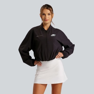  Philadelphia Eagles lululemon Women's  Breezily Full-Zip Bomber Jacket - Black