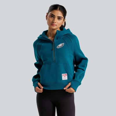  Philadelphia Eagles lululemon Women's Scuba Oversized Half-Zip Hoodie - Laguna