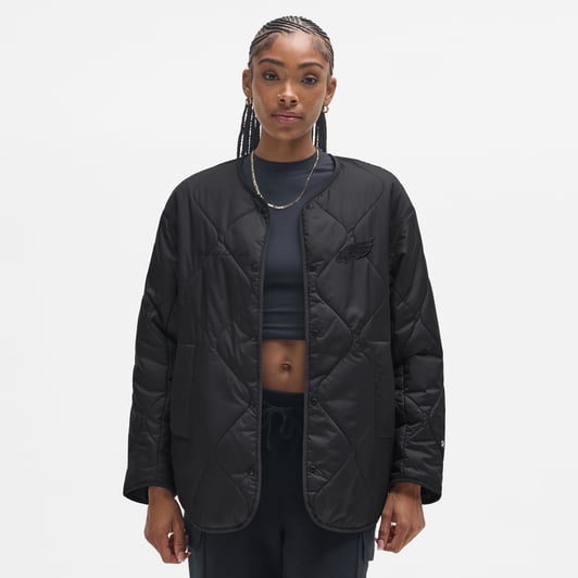 Philadelphia Eagles lululemon Women's Quilted Insulated Full-Snap Liner Jacket - Obsidian