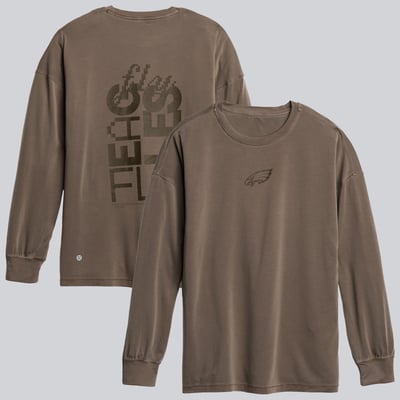 Philadelphia Eagles lululemon Women's Easy Set Relaxed Fit Long Sleeve T-Shirt - Solid Nomad