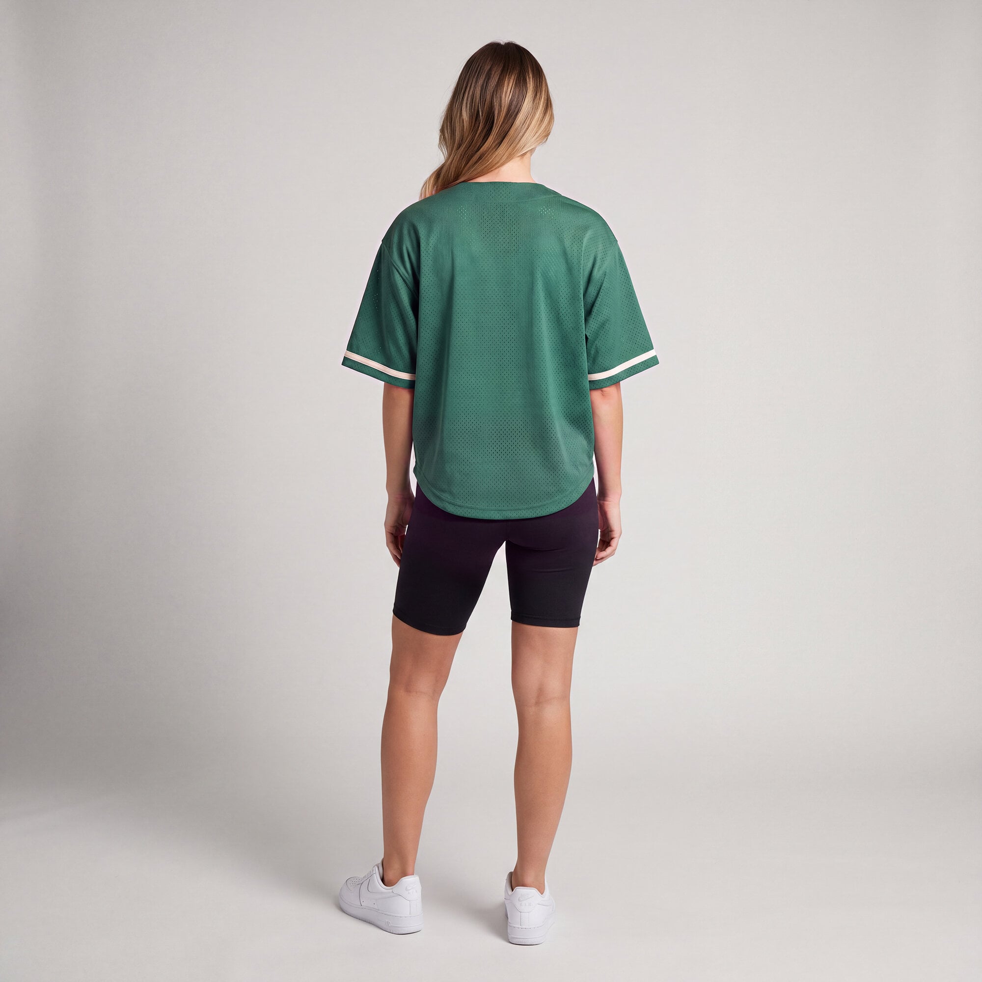 Women's Mitchell & Ness Kelly Green Philadelphia Eagles Retro Roots Baseball Jersey