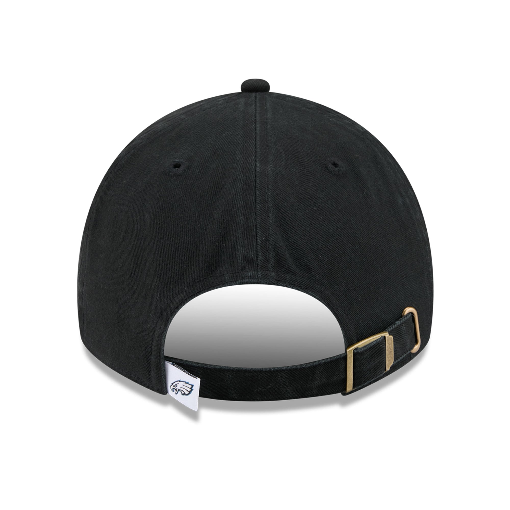 Casquette New Era noire pour femme, style rétro, Philadelphia Eagles