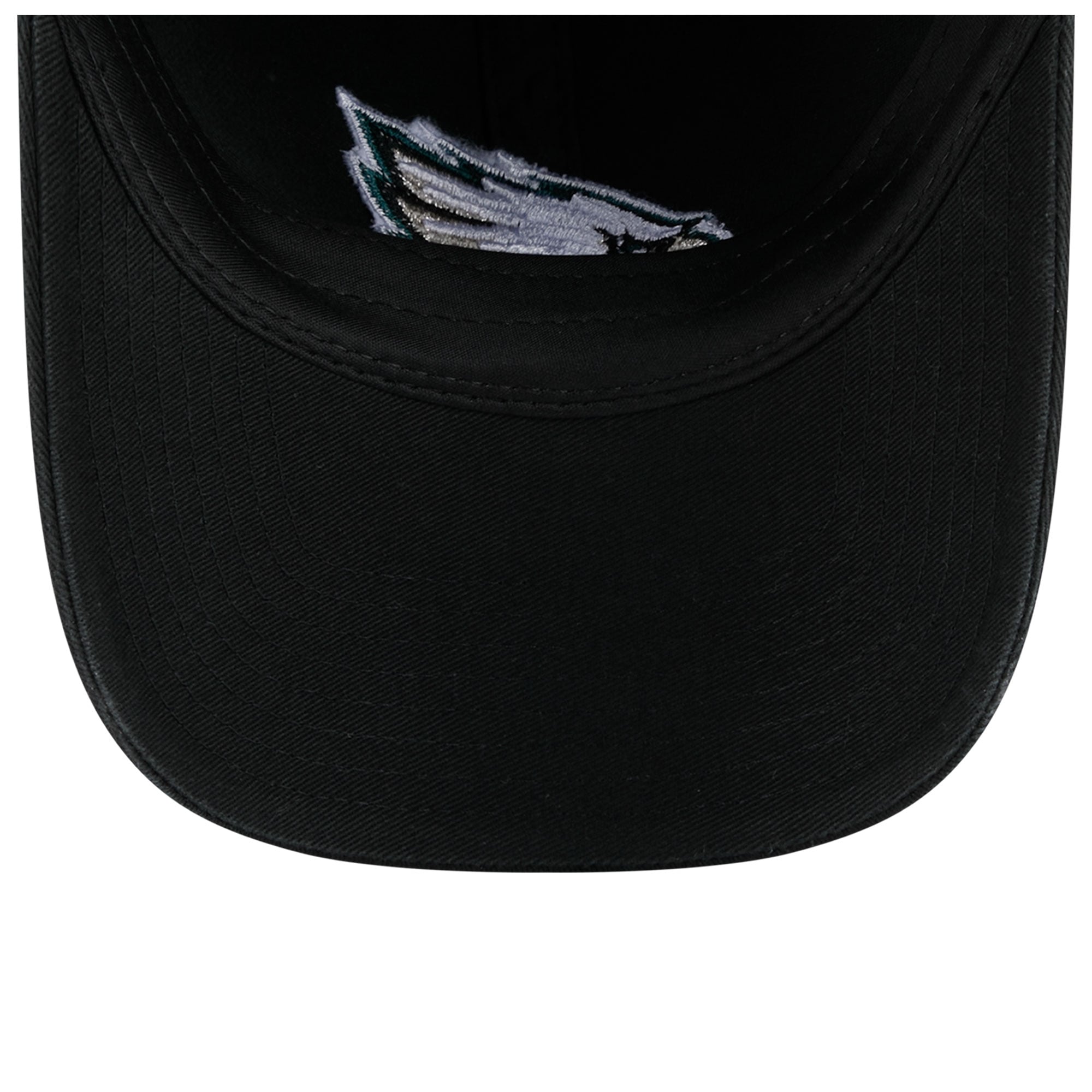 Casquette New Era noire pour femme, style rétro, Philadelphia Eagles