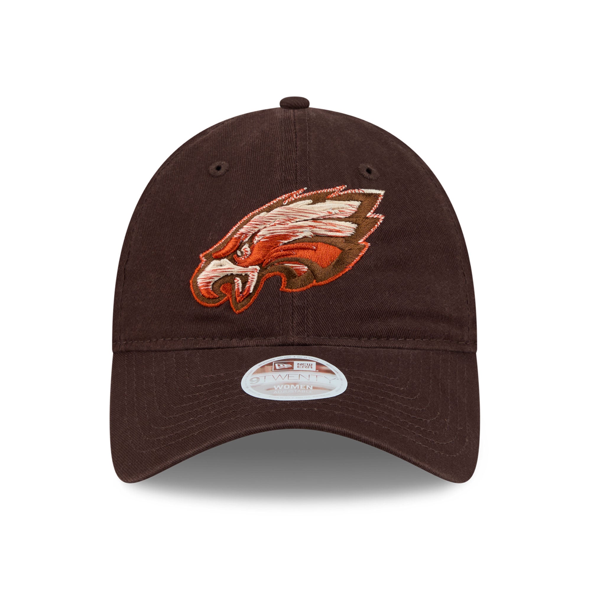 Women's New Era Brown Philadelphia Eagles Pumpkin Spice 9TWENTY Adjustable Hat