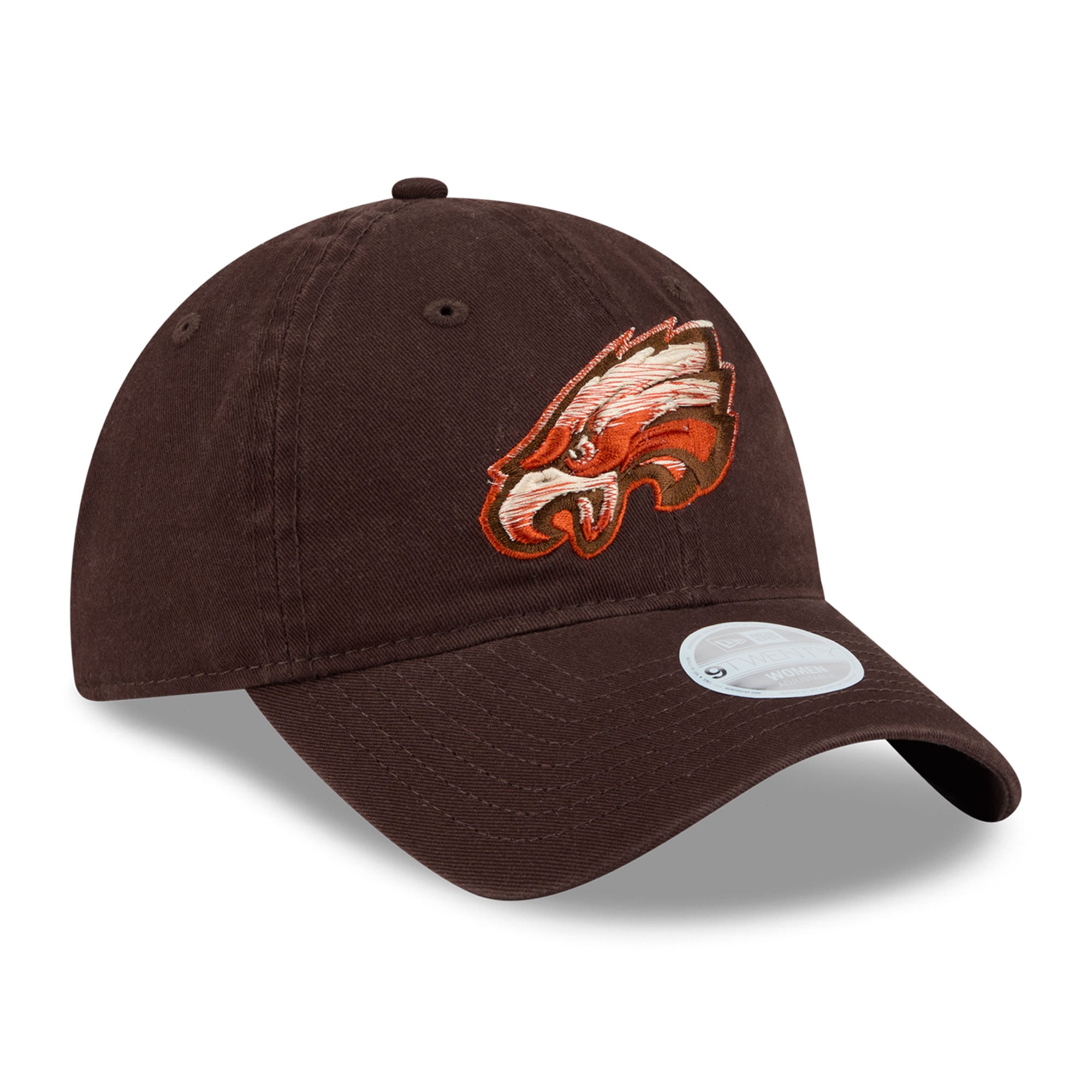 Women's New Era Brown Philadelphia Eagles Pumpkin Spice 9TWENTY Adjustable Hat