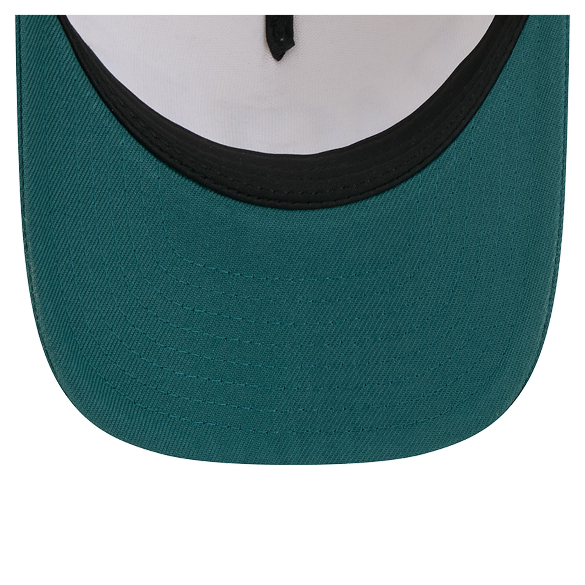 Women's New Era Cream/Midnight Green Philadelphia Eagles Tonal A-Frame 9FORTY Adjustable Hat