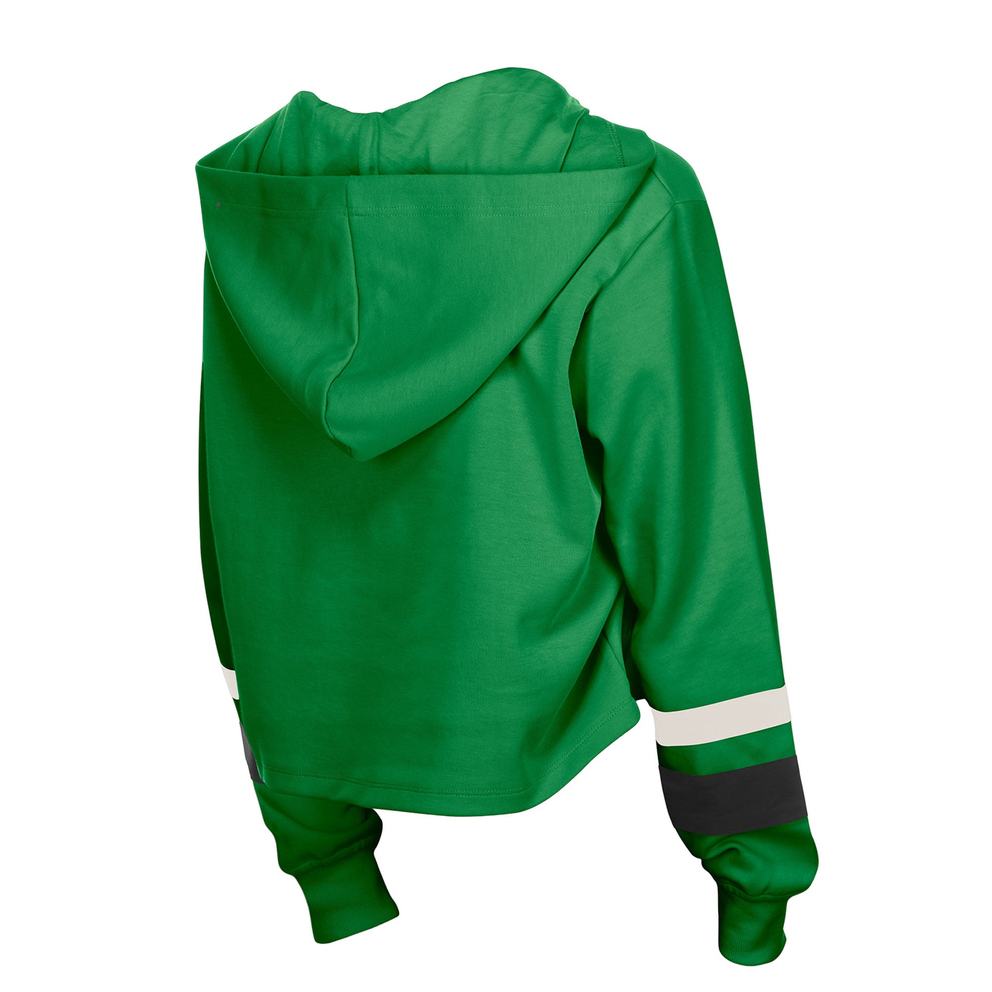 Sweat à capuche rétro lacets New Era Kelly Green Philadelphia Eagles pour femme